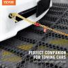 imageVEVOR G80 V Bridle Chain 516quot x 3 Towing Chain Bridle with R Hooks T Hooks J Hooks and Grab Hooks Transport Tow Chain Bridle with 10800 lbs Safe Working Load for Flatbed Truck Wrecker Recovery516Inch x 6FT