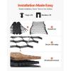 imageVEVOR Gravel Grid 2 Inch Depth 3281 x 984 FT  10000 x 3000 mm 1880 LBS Per Sq ft Grass Ground Retainer Permeable Geo Grids Driveway Stabilization for Garden Patio Walkway RV Parking Slopes