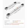 imageVEVOR Heavy Duty Furniture Appliances Rollers Extendable Appliance Rollers Mobile Washing Machine Base Fridge Stand Dolly Movers for Refrigerators Dryers Dishwashers WhitePearly White