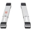 imageVEVOR Heavy Duty Furniture Appliances Rollers Extendable Appliance Rollers Mobile Washing Machine Base Fridge Stand Dolly Movers for Refrigerators Dryers Dishwashers WhitePearly White