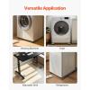 imageVEVOR Heavy Duty Furniture Appliances Rollers Extendable Appliance Rollers Mobile Washing Machine Base Fridge Stand Dolly Movers for Refrigerators Dryers Dishwashers WhiteGray