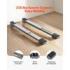 imageVEVOR Heavy Duty Furniture Appliances Rollers Extendable Appliance Rollers Mobile Washing Machine Base Fridge Stand Dolly Movers for Refrigerators Dryers Dishwashers WhiteGray