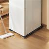 imageVEVOR Heavy Duty Furniture Appliances Rollers Extendable Appliance Rollers Mobile Washing Machine Base Fridge Stand Dolly Movers for Refrigerators Dryers Dishwashers WhiteBlack