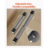 imageVEVOR Heavy Duty Furniture Appliances Rollers Extendable Appliance Rollers Mobile Washing Machine Base Fridge Stand Dolly Movers for Refrigerators Dryers Dishwashers WhiteGray