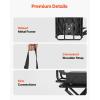 imageVEVOR Hunting Chair 360 Silent Swivel Foldable Lightweight Portable Blind Chair HeavyDuty Steel Frame Ground Stool Seat with Armrest Adjustable Carry Strap 300 Lbs Capacity for Fishing CampingThickened Seat Cushion