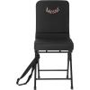 imageVEVOR Hunting Chair 360 Silent Swivel Foldable Lightweight Portable Blind Chair HeavyDuty Steel Frame Ground Stool Seat with Armrest Adjustable Carry Strap 300 Lbs Capacity for Fishing CampingThickened Seat Cushion