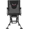 imageVEVOR Hunting Chair 360 Silent Swivel Foldable Lightweight Portable Blind Chair HeavyDuty Steel Frame Ground Stool Seat with Armrest Adjustable Carry Strap 300 Lbs Capacity for Fishing CampingMild Waterproof