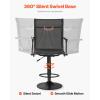 imageVEVOR Hunting Chair 360 Silent Swivel Foldable Lightweight Portable Blind Chair HeavyDuty Steel Frame Ground Stool Seat with Armrest Adjustable Carry Strap 300 Lbs Capacity for Fishing CampingHydraulic Lift System