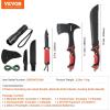 imageVEVOR Hunting Knife and Hatchet Axe Combo SetHatchet and Machete Knife
