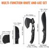 imageVEVOR Hunting Knife and Hatchet Axe Combo SetHunting Knife and Hatchet Axe