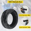 imageVEVOR Hydraulic Hose 50 Feet Rubber Hydraulic Hoses with 2 HighTensile Steel Wire Braid Inner Diameter 12 Inch 5000 PSI Max Bulk Hydraulic Hose 40 F to 250 F Hydraulic Oil Flexible Hose328 FT