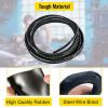 imageVEVOR Hydraulic Hose 50 Feet Rubber Hydraulic Hoses with 2 HighTensile Steel Wire Braid Inner Diameter 12 Inch 5000 PSI Max Bulk Hydraulic Hose 40 F to 250 F Hydraulic Oil Flexible Hose50 FT