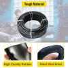 imageVEVOR Hydraulic Hose 50 Feet Rubber Hydraulic Hoses with 2 HighTensile Steel Wire Braid Inner Diameter 12 Inch 5000 PSI Max Bulk Hydraulic Hose 40 F to 250 F Hydraulic Oil Flexible Hose328 FT