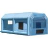 imageVEVOR Inflatable Paint Booth 98 x 82 x 82 ft Inflatable Spray Booth with 550W Powerful Blower and Air Filter System Portable Car Paint Booth for Motorcycle Bicycle Small Furniture PaintingBlue