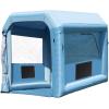 imageVEVOR Inflatable Paint Booth 98 x 82 x 82 ft Inflatable Spray Booth with 550W Powerful Blower and Air Filter System Portable Car Paint Booth for Motorcycle Bicycle Small Furniture PaintingBlue
