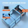 imageVEVOR Inflatable Paint Booth 98 x 82 x 82 ft Inflatable Spray Booth with 550W Powerful Blower and Air Filter System Portable Car Paint Booth for Motorcycle Bicycle Small Furniture PaintingBlue