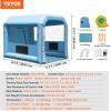 imageVEVOR Inflatable Paint Booth 98 x 82 x 82 ft Inflatable Spray Booth with 550W Powerful Blower and Air Filter System Portable Car Paint Booth for Motorcycle Bicycle Small Furniture PaintingBlue