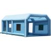 imageVEVOR Inflatable Paint Booth 98 x 82 x 82 ft Inflatable Spray Booth with 550W Powerful Blower and Air Filter System Portable Car Paint Booth for Motorcycle Bicycle Small Furniture PaintingBlue