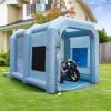 imageVEVOR Inflatable Paint Booth 98 x 82 x 82 ft Inflatable Spray Booth with 550W Powerful Blower and Air Filter System Portable Car Paint Booth for Motorcycle Bicycle Small Furniture PaintingBlue
