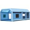 imageVEVOR Inflatable Paint Booth 98 x 82 x 82 ft Inflatable Spray Booth with 550W Powerful Blower and Air Filter System Portable Car Paint Booth for Motorcycle Bicycle Small Furniture PaintingBlue