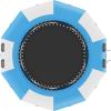 imageVEVOR Inflatable Water Bouncer 15ft Recreational Water Trampoline Portable Bounce Swim Platform with 3Step Ladder ampamp Electric Air Pump Kids Adults Floating Rebounder for Pool Lake Water Sportsblue