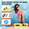 imageVEVOR Inflatable Water Bouncer 15ft Recreational Water Trampoline Portable Bounce Swim Platform with 3Step Ladder ampamp Electric Air Pump Kids Adults Floating Rebounder for Pool Lake Water Sportsred