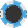 imageVEVOR Inflatable Water Bouncer 15ft Recreational Water Trampoline Portable Bounce Swim Platform with 3Step Ladder ampamp Electric Air Pump Kids Adults Floating Rebounder for Pool Lake Water Sportsblue
