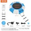 imageVEVOR Inflatable Water Bouncer 65ft Recreational Water Trampoline Portable Bounce Swim Platform with 3Step Ladder ampamp Electric Air Pump Lake Water SportsKids Adults Floating Rebounder for Pool