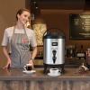 imageVEVOR Insulated Beverage Dispenser 15 Gal6L Stainless Steel Thermal Drink Server with Spigot ampamp Temp Display Suitable for Hot and Cold Drinks for Tea Coffee Water in Cafes ampamp Restaurants Silver15Gal 6L 1Pack