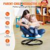 imageVEVOR Kids Swivel Chair 220 LBS Capacity Sensory Spinning Chair Autistic Kids Sensory Toy with NonSlip Metal Base Toddler Sit and Spin for Coordination Balance Focus Training BlueBlue