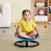 imageVEVOR Kids Swivel Chair 220 LBS Capacity Sensory Spinning Chair Autistic Kids Sensory Toy with NonSlip Metal Base Toddler Sit and Spin for Coordination Balance Focus Training BlueBlue