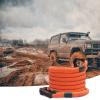 imageVEVOR Kinetic Recovery Rope 1 x 30ft MBS38000Lbs 100 Nylon HeavyDuty Off Road Snatch Strap Extreme Duty 30 Elasticity Energy Snatch Strap for 4x4 Offroad Vehicle Truck ATV UTV TractorOrange