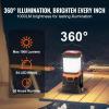 imageVEVOR LED Camping Lantern Allinone 1000LM 360 Illumination 4 Lighting Modes Battery Powered Light Outdoor Robust Flashlight Built to Last Light Ideal for Hiking Fishing Outages Repairs4 Lighting Modes