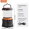 imageVEVOR LED Camping Lantern Allinone 1000LM 360 Illumination 4 Lighting Modes Battery Powered Light Outdoor Robust Flashlight Built to Last Light Ideal for Hiking Fishing Outages Repairs4 Lighting Modes