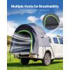 imageVEVOR Large 3 Season SUV Tent for 58 Person Truck Bed Tent Green Aluminum Poles Waterproof PU2000mm Car Camping HikingFits Pickup