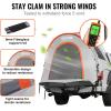 imageVEVOR Large 3 Season SUV Tent for 58 Person Truck Bed Tent Green Aluminum Poles Waterproof PU2000mm Car Camping HikingFits Pickup