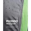 imageVEVOR Large 3 Season SUV Tent for 58 Person Truck Bed Tent Green Aluminum Poles Waterproof PU2000mm Car Camping HikingFits Pickup