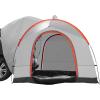 imageVEVOR Large 3 Season SUV Tent for 58 Person Truck Bed Tent Green Aluminum Poles Waterproof PU2000mm Car Camping HikingFits Suv