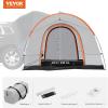 imageVEVOR Large 3 Season SUV Tent for 58 Person Truck Bed Tent Green Aluminum Poles Waterproof PU2000mm Car Camping HikingFits Suv