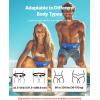 imageVEVOR Manual Inflatable Belt Pack for Adults 105N Buoyancy Over 80 Pounds and Up to 59 in Waist Adjustable Inflatable PFD Waist for SUP Paddelboarding Kayaking CO2 Cylinder Not IncludedBlue
