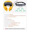 imageVEVOR Manual Inflatable Belt Pack for Adults 105N Buoyancy Over 80 Pounds and Up to 59 in Waist Adjustable Inflatable PFD Waist for SUP Paddelboarding Kayaking CO2 Cylinder Not IncludedGray