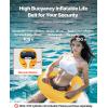 imageVEVOR Manual Inflatable Belt Pack for Adults 105N Buoyancy Over 80 Pounds and Up to 59 in Waist Adjustable Inflatable PFD Waist for SUP Paddelboarding Kayaking CO2 Cylinder Not IncludedGray