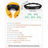 imageVEVOR Manual Inflatable Belt Pack for Adults 105N Buoyancy Over 80 Pounds and Up to 59 in Waist Adjustable Inflatable PFD Waist for SUP Paddelboarding Kayaking CO2 Cylinder Not IncludedBlack