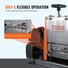 imageVEVOR Manual Wire Stripping Machine 00615 Copper Stripper with Hand Crank or Drill Powered Visible Stripping Depth Reference Portable Aluminum Frame Wire Peeler for Scrap Copper Recycling7 Channels