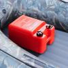 imageVEVOR Marine Tank 634Gallon24L Portable Tank with 98ft Hose Gauge for Outboard Engine Yacht Fishing Deck Boat Red