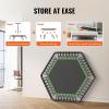 imageVEVOR Mini Trampoline 545 Inch Fitness Rebounder Max Load 450 lbs Exercise Trampoline Stable ampamp Quiet Small Trampoline with 3 Levels Height Adjustable Foam Handle for Adults IndoorGarden Workout