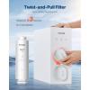 imageVEVOR PCF Replace Filter 6Layer PCF Composite Water Filter Replacement PCF Composite Filter Reduces Chlorine ampamp Odor Compatible with Under Sink Water Filter System SS001 SS003 ampamp SS005400 GPD RO Filter
