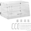 imageVEVOR Pastry Display Case 2Tier Commercial Countertop Bakery Display Case Acrylic Display Box with Rear Door Access ampamp Removable Shelves Keep Fresh for Donut Bagels Cake Cookie 207quotx132quotx119quot2 Tray