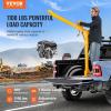imageVEVOR Pickup Truck Crane with 1100 lbs Manual Winch Folding TruckMounted Bed Crane Steel Pickup Truck Jib Crane Hoist 360 Swivel for Lifting Goods in Construction Factory