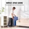 imageVEVOR Ping Pong Table MidSize Table Tennis Game Indoor MDF Table Tennis Table Foldable Portable Complete Ping Pong Table Set with Net 2 Paddles 3 Balls Carry Bag Handle No Assembly Required